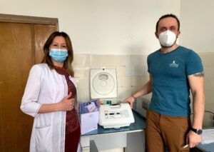 Нова цитоцентрифуга у львівському дитячому медичному центрі