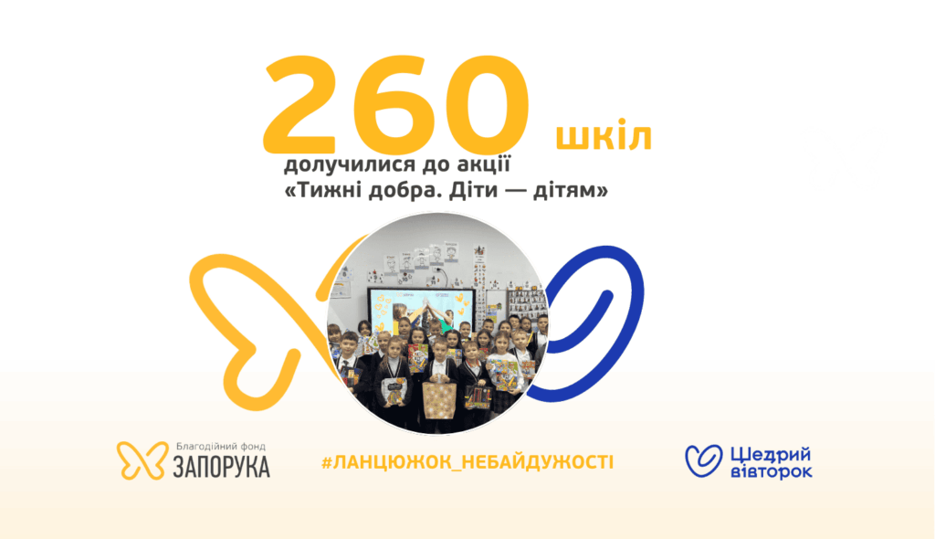 «Тижні добра. Діти — дітям»